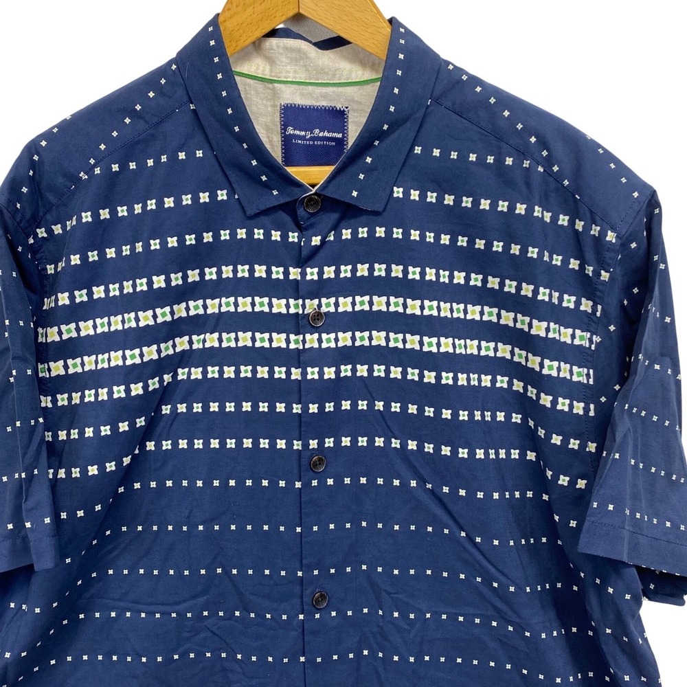 Tommy Bahama Limited Edition Island Modern Fit Short Sleeve Button Down Shirt XL